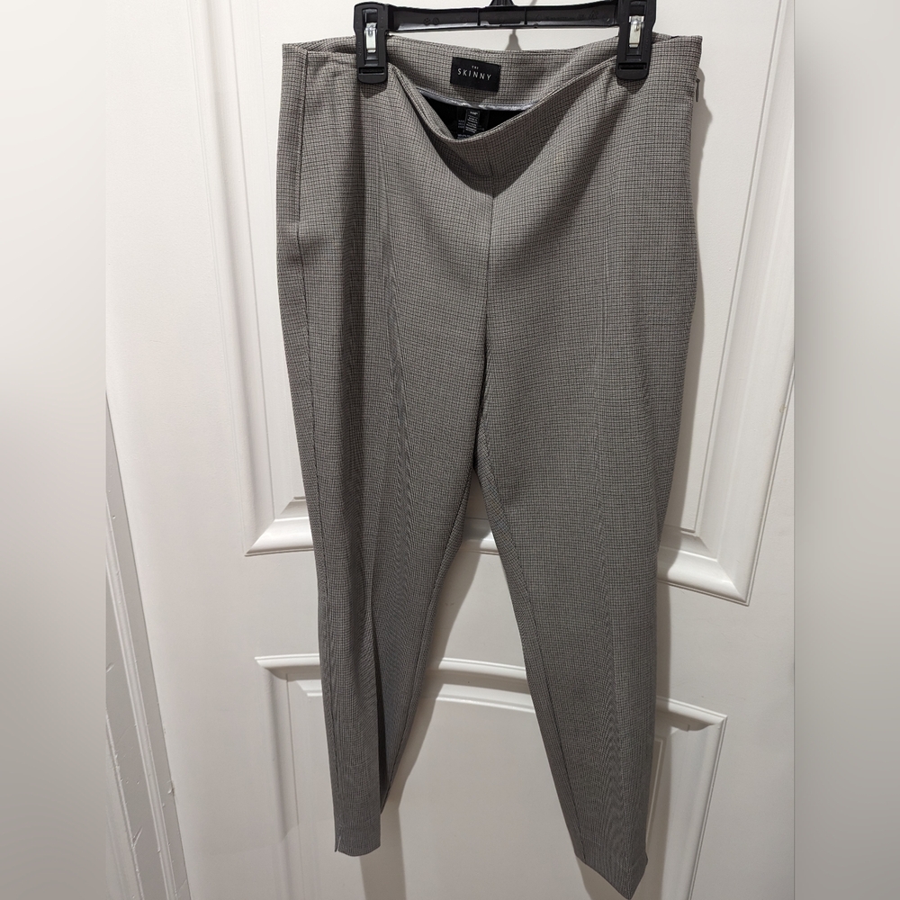 White House Black Market Grey Skinny Ponte Pants